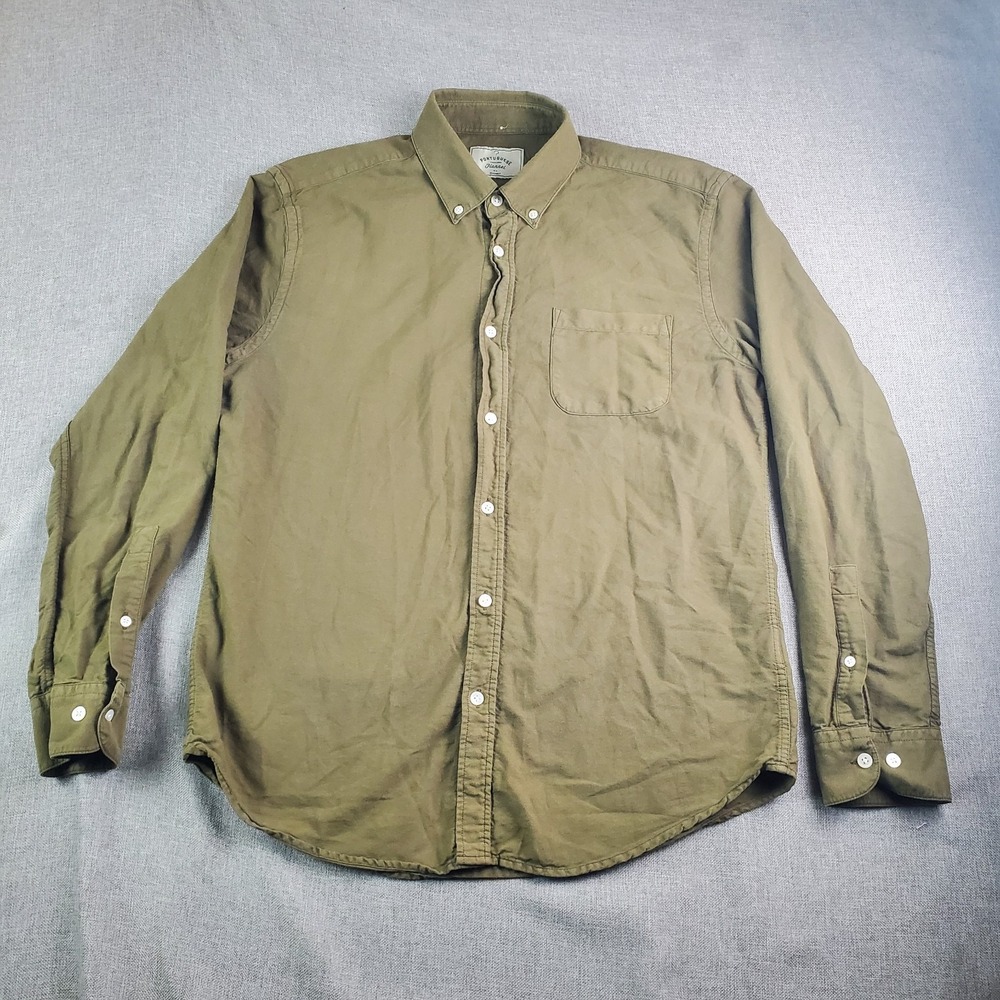 Portuguese Flannel In New World Shirt Mens M Button Down Pocket Long Sleeve
